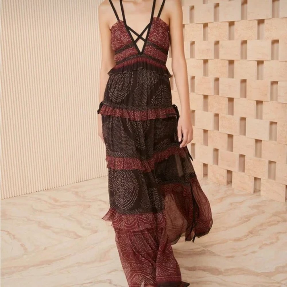 NWT Ulla Johnson Agathe Silk Gown, Size 2, Current Style, $1,250